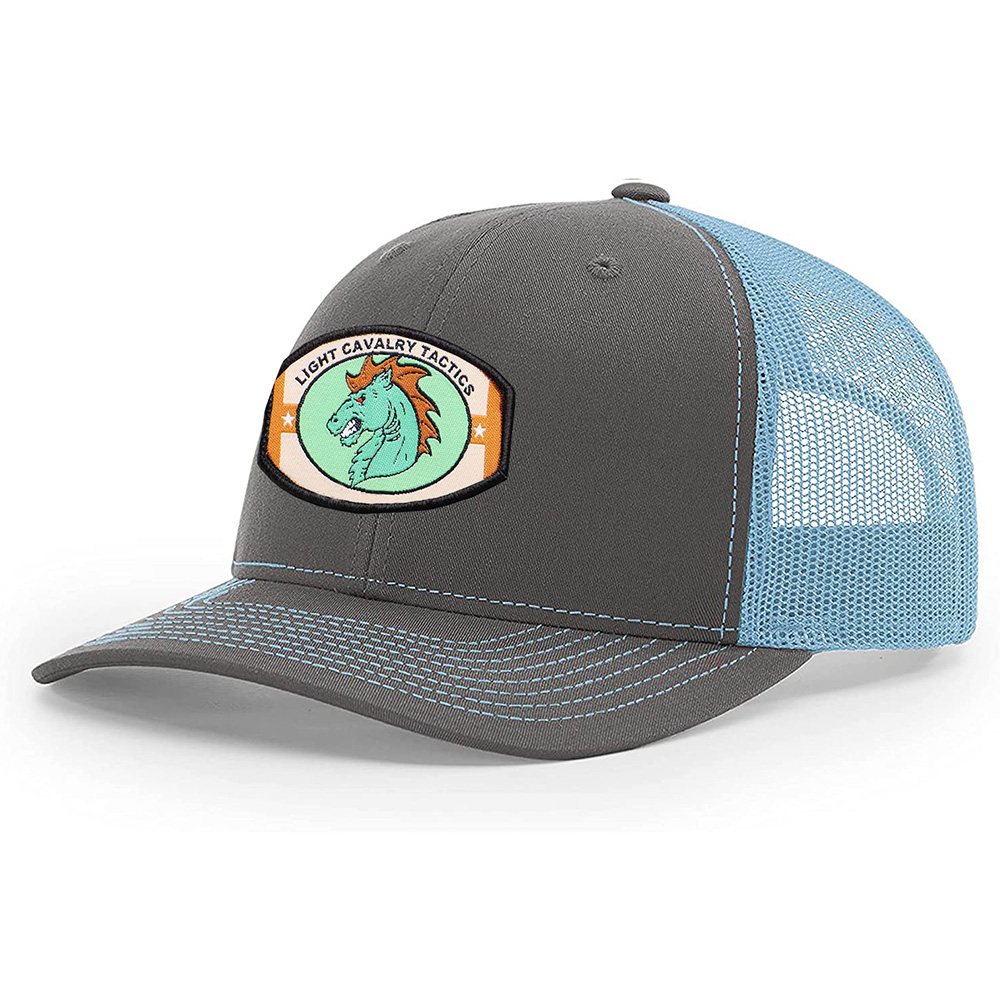 Luxury Two Tone Distressed Trucker Style Baseball Cap For Men Women