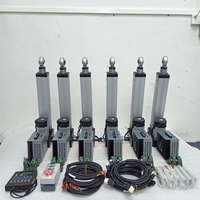 Simulador de Carreras Tela DIY TSIM-4DOF+TL para el Hogar, Plataforma de Movimiento, Construcción de Aluminio, Capacidad de 127 kg, Carreras para 2 Personas
