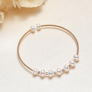 Venta al por Mayor de Joyería de Perlas de Agua Dulce de Zhuji, Transmisión en Vivo por Celebridades de Internet, Puestos Pequeños para Pulseras y Brazaletes de Perlas - Product Image 3