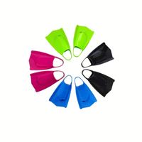 Aletas de Natación de Silicona Duraderas, Suaves y Cómodas, con Logotipo Impreso Personalizado en 5 Tamaños, Bajo MOQ, Venta al Por Mayor