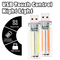Ampoule LED à filament rétro USB avec variateur tactile 5V, ampoule LED Edison rétro, veilleuse, éclairage décoratif LED pour le camping