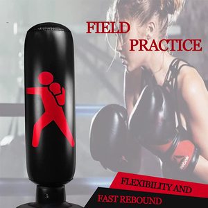 Otros productos de boxeo Color negro 160cm Saco De Boxeo Máquina de boxeo para adultos y niños Sacos de boxeo inflables - Product Image 4