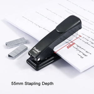 <span class=keywords><strong>Foska</strong></span> dayanıklı Metal zımba siyah yarım şerit masa zımba anti-atlama tam kauçuk taban ile 100 zımba kadar tutar - Product Image 5