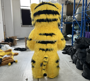 Disfraz de mascota lindo de Funtoys, disfraz de Mascota de tigre inflable para adultos, disfraces de juego de Mascota de Halloween - Product Image 3