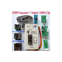 Programador USB RT809F RT809 con 8 adaptadores, adaptador sop8, programador USB inteligente universal para TV LCD, grabador de BIOS para portátiles, alta velocidad