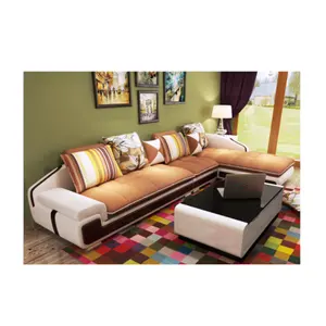 Современный красотный тканевый диван для гостиной, съемный комбинированный диван
