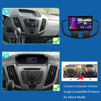 Autoradio pour Ford Transit Tourneo Custom 2015-2018, navigation GPS, WIFI, Android Auto, Carplay, autoradio stéréo, lecteur multimédia
