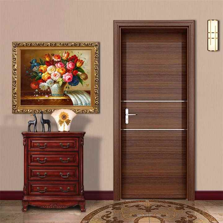 Modern Wooden Bedroom Door Design - Hotel Style Interior