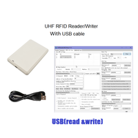 Lecteur-graveur-copieur-clonateur de cartes d'accès RFID USB UHF ISO 18000 6C 10cm-1m EPC GEN2 860~960Mhz SDK Clavier RFID 10cm-1m