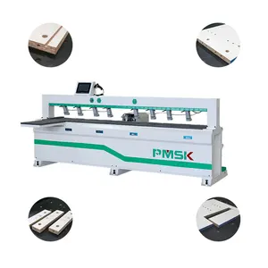 Horizontal Wood Automatic Cnc Side Hole Drilling Machine With Double Head For Side Hole And Slotting