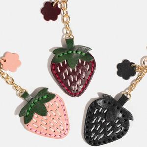 YY Luxury Strawberry <b>Bag</b> <b>Charm</b> Key Chain New Design Women Cute Fruit <b>Bag</b> <b>Charms</b> Strawberry Keychain <b>Charms</b> for Gifts - Product Image 3