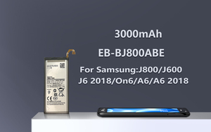 Spot Goods Vente en gros EB-BJ800ABE 3000mah Batterie de remplacement pour <span class=keywords><strong>Samsung</strong></span> <span class=keywords><strong>Galaxy</strong></span> J800 J600 J6 2018 On6 <span class=keywords><strong>A6</strong></span> 2018 Batterie - Product Image 3