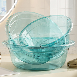 Bassine de lavage en PP transparent épaissi, résistante aux chutes, grande taille, pour cuisine, dortoirs étudiants, usage domestique et bébés - Product Image 4
