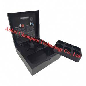 กล่องใส่กาแฟ2ช่องสำหรับเดินทางทำจากไม้ - Product Image 2