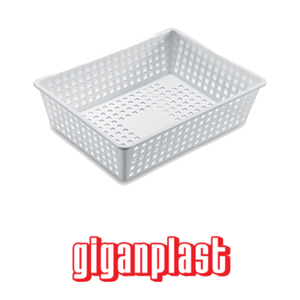 Cesta Rectangular Perforada Apilable 50 × 34 × 11 h cm, sin Tapa Giganplast - Product Image 4