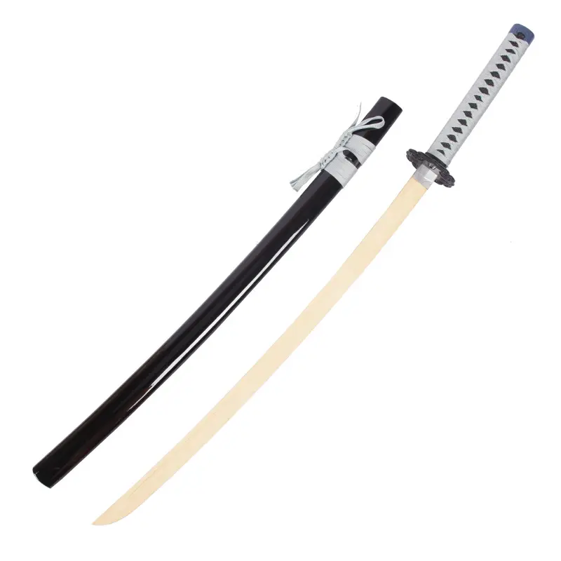Japan Anime Toys Samurai Sword 100cm Bamboo Katana Cospaly Props Decor Wooden Katana