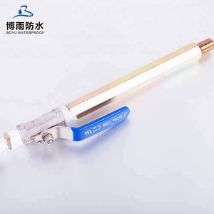 Tubería de inyección de acero y válvula de bola con interruptor de encendido/apagado para piezas de máquina de inyección de lechada - Product Image 5