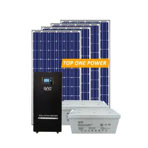 Foshan migliore stazione di energia solare pv kit di alimentazione 10000w solare di stoccaggio casa 10kw sistema di energia solare off grid