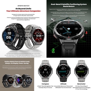 Nuevo Reloj Inteligente Resistente X2 con GPS, Monitorización de Frecuencia Cardíaca de Alta Precisión, Resistencia al Agua de 3 ATM y Más de 150 Modos Deportivos, Llamada SOS - Product Image 2