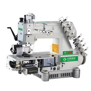 008-04085P/VWL(C) многоигольная эластичная вставка/прикрепление (с направляющей для ткани LR E) Промышленная швейная машина