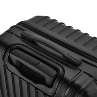 Valise rigide ABS PC Polycarbonate Valise de voyage Chariot à 4 roues Sacs à roulettes Ensembles de bagages