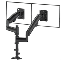 Nouveau moniteur de tension artérielle numérique à double bras à ressort à gaz, support mural ou de bureau, construction en alliage d'aluminium et acier, charge maximale 10 kg