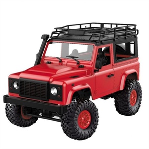 Voiture RC 4x4 2,4G MN-90 1/12 avec phares LED avant, 2 carrosseries, camion tout-terrain télécommandé RTR, jouet USB pour garçons - Product Image 2