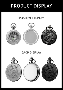 1 <span class=keywords><strong>montre</strong></span> de poche double calendrier argentée à double affichage pour homme et <span class=keywords><strong>femme</strong></span>, idéale pour la Saint-Valentin, cadeau pour la Journée de la <span class=keywords><strong>femme</strong></span> - Product Image 5