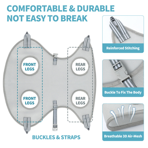 Kit Amaca per Toelettatura Cani Senza Stress, Imbracatura Sicura per Taglio Unghie, Cinghie Regolabili, Cura Veterinaria Domestica - Product Image 3