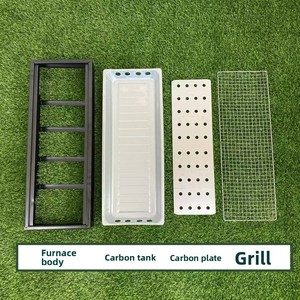 Griglia BBQ di Grandi Dimensioni, Fornello <span class=keywords><strong>Barbecue</strong></span> Pieghevole <span class=keywords><strong>per</strong></span> Uso Domestico, Griglia a Carbone Portatile <span class=keywords><strong>per</strong></span> Campeggio, Griglia in <span class=keywords><strong>Ferro</strong></span> Zincato - Product Image 3