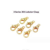 Fermoirs mousquetons plaqués or 18K/14K anti-décoloration pour la fabrication de colliers et accessoires DIY