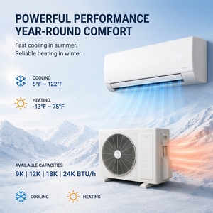 Mini Split, Aire Acondicionado con Bomba de Calor, SEER2 23 R32, Control Inteligente por WiFi, Silencioso 24dB, Baja Temperatura Ambiente -13F, Compatible con Energy Star, Alta Eficiencia - Product Image 5
