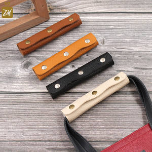 Tali Kulit PU dengan Gesper Kuningan Pelindung Pegangan Tas Lembut untuk Koper Pelindung Pegangan Barang Bawaan Hadiah Bisnis & Promosi - Product Image 6