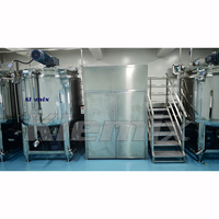 Réservoir de mélange liquide de 1000 L avec agitateur pour la fabrication de détergents