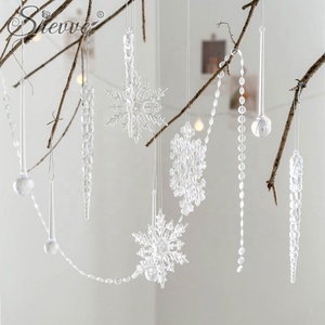 Ornements d'arbre <span class=keywords><strong>de</strong></span> Noël en acrylique incassable <span class=keywords><strong>de</strong></span> luxe Décorations <span class=keywords><strong>de</strong></span> Noël pour la maison <span class=keywords><strong>de</strong></span> qualité supérieure avec pendentifs et breloques - Product Image 3