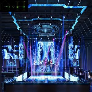 Lounge Bar Night Club Modernes Innendekoration design mit LED-Licht zubehör und Bar möbeln - Product Image 4