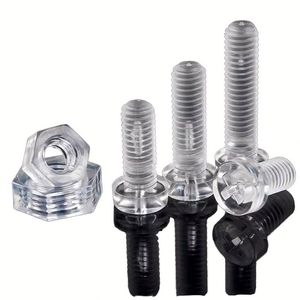 M5M6 177 pièces – Kit d'accessoires de modification de moto en alliage d'aluminium – Vis et écrous pour pare-brise – Système de mesure métrique - Product Image 1