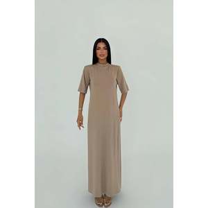 Vestido de Moda Vintage Roland, Color Beige, Estilo Fiesta, Cintura Imperio, Forro de Alta Calidad, Tallas XS-XL, para Primavera y Otoño, OEM/ODM - Product Image 3