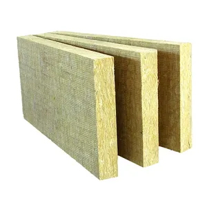 Basalt And Rock Wool Mineral Board Stone Wool Sound Proof Home Thermal Insulation