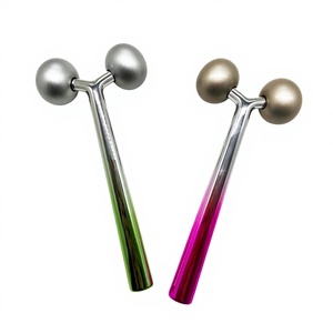 Zinc Alloy V-Lift <b>Roller</b> Massage Zinc Alloy <b>Roller</b> Custom logo Face Massager with <b>Box</b> High Quality <b>Roller</b> - Product Image 1