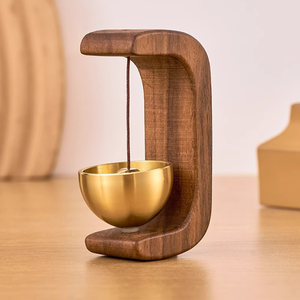 Moderne Japanse Draadloze Deurbel Houten Wind Gong Voor Entree Decoratieve Opknoping Bel Voor <span class=keywords><strong>Home</strong></span> Opening Deur Bel Decoratie - Product Image 4
