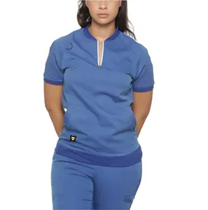 women Tailored fit with stretch performance for maximum flexibility. sporty look of luxury Jeanette scrubs Set