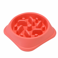 Gamelle anti-étouffement écologique pour chien, bol d'alimentation interactif antidérapant pour animaux de compagnie, assiette de nourriture labyrinthe pour chats