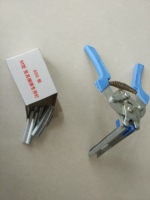 Pince de montage pour cage à lapins galvanisée à chaud, pince pour animaux et anneaux en M – Vente en gros
