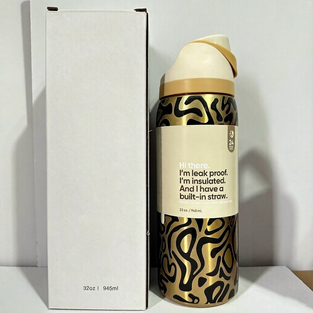 Leopard print gold