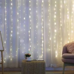 Guirlande lumineuse LED <span class=keywords><strong>Greenlantern</strong></span> 3x3 mètres, blanc chaud, étanche, fil de cuivre USB, télécommande, extérieur, Noël - Product Image 3