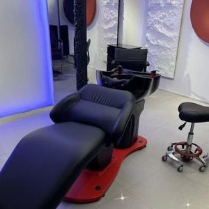 Cama de Champú Eléctrica de Alta Gama, Cama de Lavado Semi-reclinable, Lavabo de Cerámica Especial para Salón de Belleza y Peluquería - Product Image 3