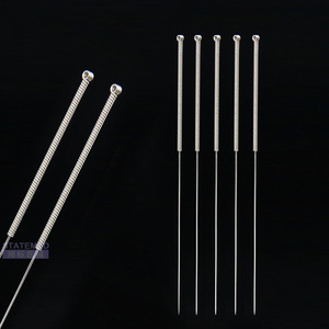 Agujas de Acupuntura Yunlong de Acero Inoxidable Desechables con Anillo, 0.25x13mm, Empaquetadas en Papel de Aluminio, 100 por Caja - Product Image 5