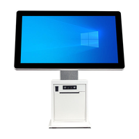 Çift Ekranlı Windows POS Terminali, Dahili Termal Fiş Yazıcılı Dokunmatik Ekranlı POS Sistemi, Perakende Mağazaları için