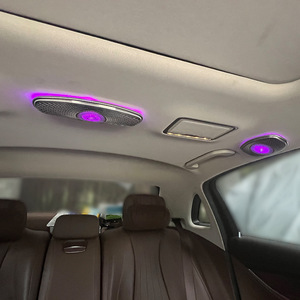 Pour <span class=keywords><strong>Mercedes</strong></span> Benz <span class=keywords><strong>classe</strong></span> <span class=keywords><strong>E</strong></span> <span class=keywords><strong>classe</strong></span> S W213 W222 7/64 couleurs voiture plafond LED lumière ambiante haut-parleur rotatif Tweeter son <span class=keywords><strong>klaxon</strong></span> - Product Image 2